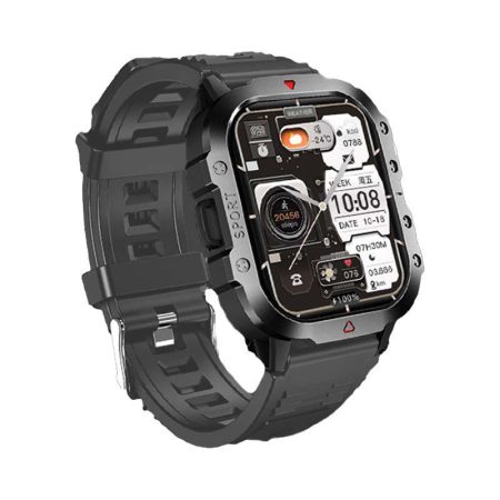 Laxasfit H11 sivé inteligentné hodinky - monitorovanie srdcového tepu, spánku, počasia a kyslíka v krvi