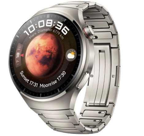 HiWatch 4 Čierné smart hodinky s kovovým remienkom -Monitorovanie srdcového tepu, počasia a kyslíka v krvi