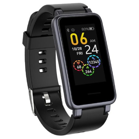 ActiveSense čierny náramok - pulz, krvný tlak, hladina kyslíka v krvi