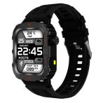   Laxasfit Q11 Smart hodinky, čierne - Monitorovanie srdcového tepu, spánku, počasia a kyslíka v krvi