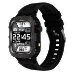   Laxasfit Q11 Smart hodinky, čierne - Monitorovanie srdcového tepu, spánku, počasia a kyslíka v krvi
