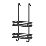   Závesná polička do sprchy -  s dvoma policami a závesnými háčikmi