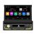 Android autorádio s výsuvnou dotykovou obrazovkou – GPS navigácia, WiFi, CarPlay, Rádio, 7-farebné podsvietenie tlačidiel