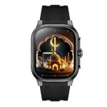 Muslim M77 Max inteligentné hodinky, čierne