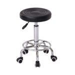 Otočná Stolička s nastaviteľnou výškou, čierna