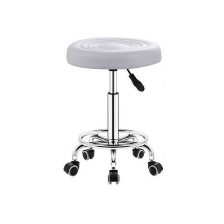 Otočná Stolička s nastaviteľnou výškou, biela