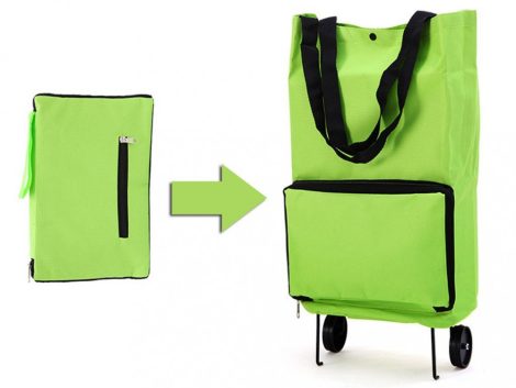Skladacia nákupná taška na kolieskach Skladacia nákupná taška na kolieskach