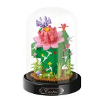   Balody Mini Blocks – Kvitnúci kaktus v sklenenej kupole (615 ks)