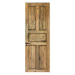   VIRANDA 3D samolepiaca nálepka na dvere – „Wooden Door 6“, 77 × 200 cm