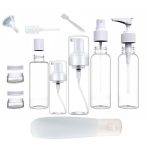   Cestovné fľaštičky na kozmetiku – 13-dielny set do lietadla