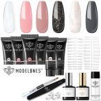 Modelones stavebný gél na nechty – sada v 6 farbách