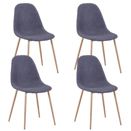 GoldFan Šedé zaoblené stoličky do obývacej izby/jedálne 4 kusy GoldFan Šedé zaoblené stoličky do obývacej izby/jedálne 4 kusy