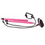 PowerSquat  Odolná tyč s expandermi na cvičenie