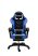 Likeregal 920  Modré herné kreslo s opierkou na nohy,s RGB podsvietením a masážnou funkciou