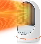 Talmage Prenosný elektrický ohrievač s otáčaním o 60° 1200 W Talmage Prenosný elektrický ohrievač s otáčaním o 60° 1200 W