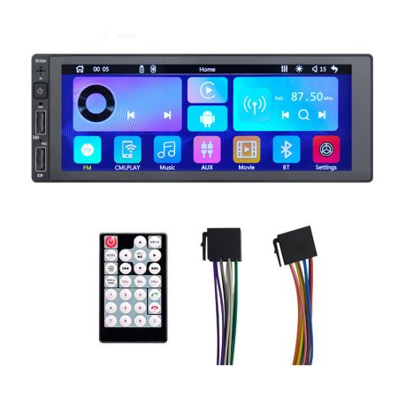 Laeso 1DIN carplay , autorádio s GPS navigáciou 6,86 palcový