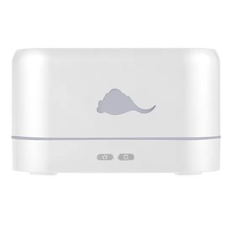 Aromaterapeutický difuzér s funkciou čistenia vzduchu, s realistickým efektom plameňa