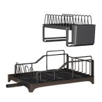 Dvojposchodový odkvapkávač na riad 