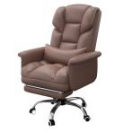 Manažérska stolička Luxor s podnožkou hnedá Manažérska stolička Luxor s podnožkou hnedá