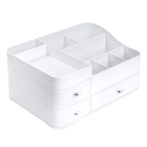   Make-up organizér so zásuvkami - praktický úložný box do kúpeľne alebo spálne