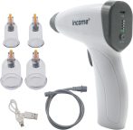   Elektrický prístroj na bankovanie – masážna súprava so 4 hlavicami proti celulitíde