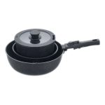   5-dielna sada hrncov s odnímateľnou rukoväťou – moderné, úsporné a praktické riešenie pre každú kuchyňu