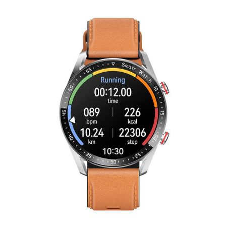 Inteligentné hodinky HW20 s hnedým koženým remienkom Inteligentné hodinky HW20 s hnedým koženým remienkom